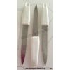 Malibro® 3Pieces Nail File Stainless Steel 4" With Plastic Handle
