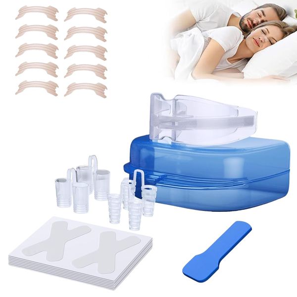 Dream Hero Anti Snoring Mouth Guard - 25PCS Anti Snoring Mouthpiece for Better Sleep, Teeth Grinding, Reusable Mouth Guard Gift for Men and Women