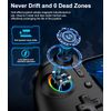 Wireless Phone Controller for iPhone/Android Handheld Gaming with Hall Joystick