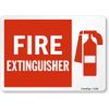 SmartSign “Fire Extinguisher” Sign | 10" x 14" Plastic