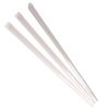 BambooMN - Triangular Prism Plastic Food Cocktail Pick 3.5" (9cm) - 300pcs - Clear