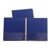 Blue Vinyl Standard 3-Ring Binders, 1/2-Inch, for 8.5" x 11" Sheets, 4 pack
