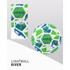 JAKO Lightball River, weiß/neongrün/Mint, 5 (290g)