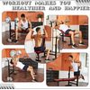 330lbs Weight Bench Foldable Adjustable Olympic Workout Bench Full Body Exercise