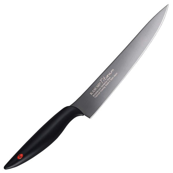 Sumikama Kasumi 20020/GR Titanium Carving Knife, 7.9 inches (20 cm), Gray