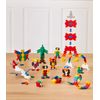 PLUS PLUS - Open Play Set - 1200 Piece - Basic Color Mix, Construction Building Stem Toy, Interlocking Mini Puzzle Blocks for Kids