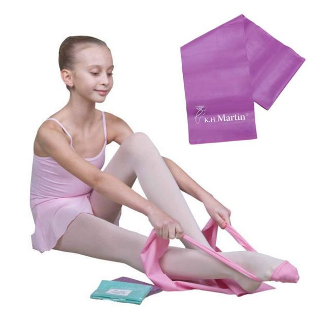 K.H.Martin Ballet Stretch Bands Exercise Bands Purple (Extra Strong)