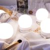 US Make Up Mirror Lights 10 LED Kit Bulbs Vanity Light Dimmable Lamp Hollywood