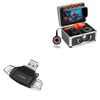 BoxWave Smart Gadget Compatible with MOQCQGR HD 720P w/DVR (7 in) - AllReader SD Card Reader, microSD Card Reader SD Compact USB - Jet Black