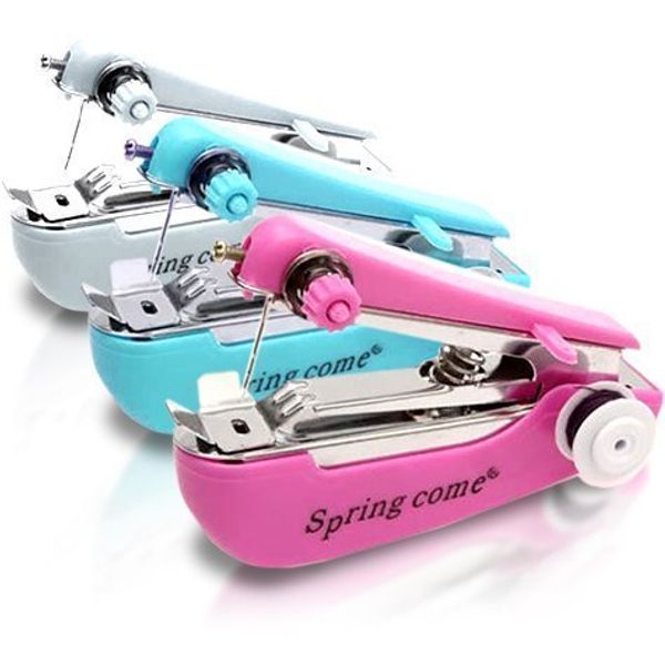 Portable handheld sewing machine that can be sewn with one hand. *Colors are random