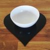 Heart Placemat Set - Matt Sour Grape 2 Placemats Standard 28cm