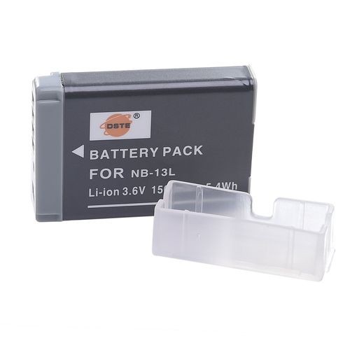 DSTE NB13L NB-13L Battery and Rapid Dual Charger for Canon PowerShot G5X G7X G9X G7 X Mark II G9X Mark II SX620 HS SX720 HS SX730 HS Camera