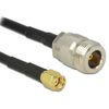 Delock 88686 Coaxial Cable Black