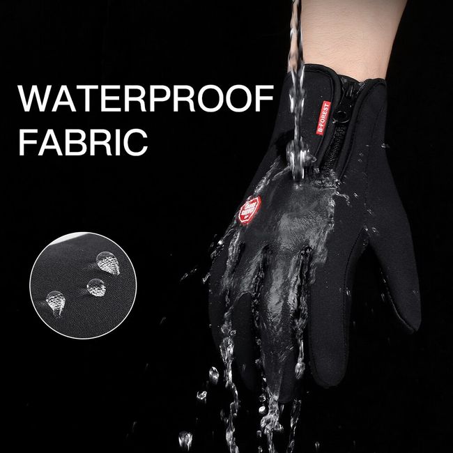 Shock Resistant Coldproof Cycling Gloves For Men, Winter Anti Slip