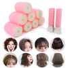 Bangs Curler, Thick, Hand Winding Curler, Bangs Roll, Magic Curler, Hairdressing, Walnut and Bangs Keep, Oval, Hair Fluffy Curler, DIY Hairstyle, 10 Pieces