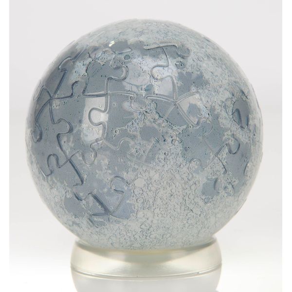Yanoman 60 Piece 3D Sphere Puzzle, Clear MOON
