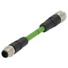 Sensor Cord, 4P M12 Plug to Receptacle, 4M, Sensor Actuator Cable Assemblies, TAD14545101-040