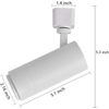 Ajbvp 3-Color LED Track Lighting Heads 12W Dimmable,Adjustable Beam