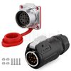 12 Pin Female Quick Connect Waterproof Power Connector