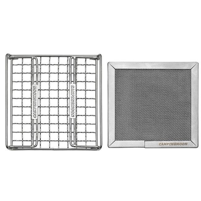 CAMPINGMOON Portable StoveTop Grill Net Mini Foldable Furnace