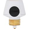 Westek 6009B 100W Full Range Lamp Socket Manual Dimmer, White
