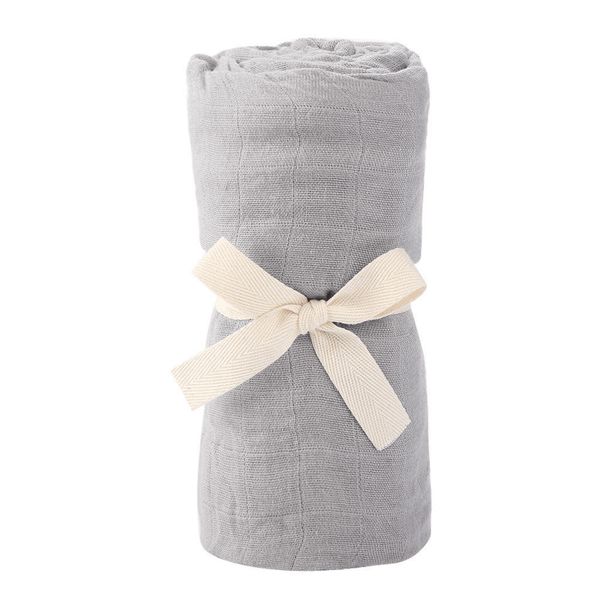 Muslin Swaddle Blanket - Glacier Grey