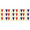 Red White Blue Pennants 120' String
