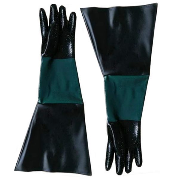 KINOKINO General Purpose Sandblast Cabinet, Spare PVC, Long Gloves, Gloves, Left and Right Set (Approx. 23.6 inches (60 cm)