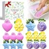 Lanwexy Bath Foot Bombs, 16 Pack Foot Soak with Bath Salt and Tea Tree Oil. Organic Natural Handmade Aroma Pure Essential Oil Bubble Foot Balls for Foot Callus, Dry Cracked, Stubborn Foot Odor Scent.