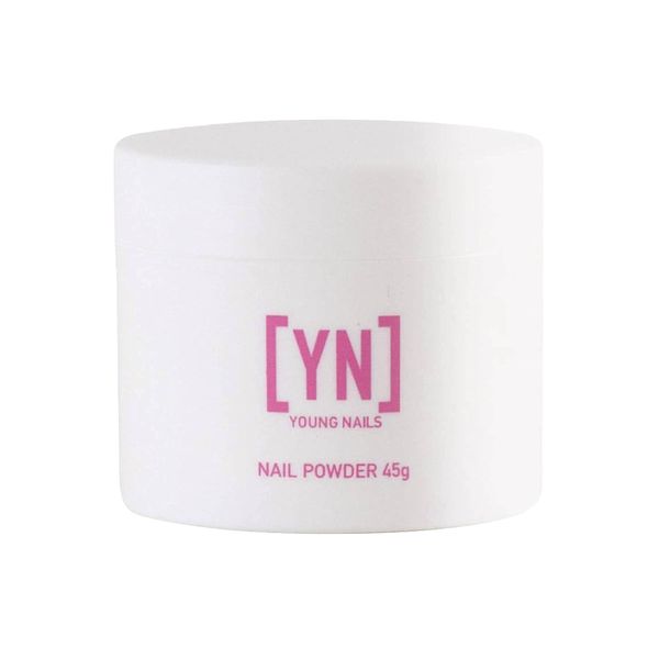 Young Nails Acrylic Cover Powder - Self-Leveling Acrylic Nail Powder, Clear Nude Pink White Acrylic Powder for Nail Extenstion, Professional Grade, Superior Adhesion, Color - Pink, 45g