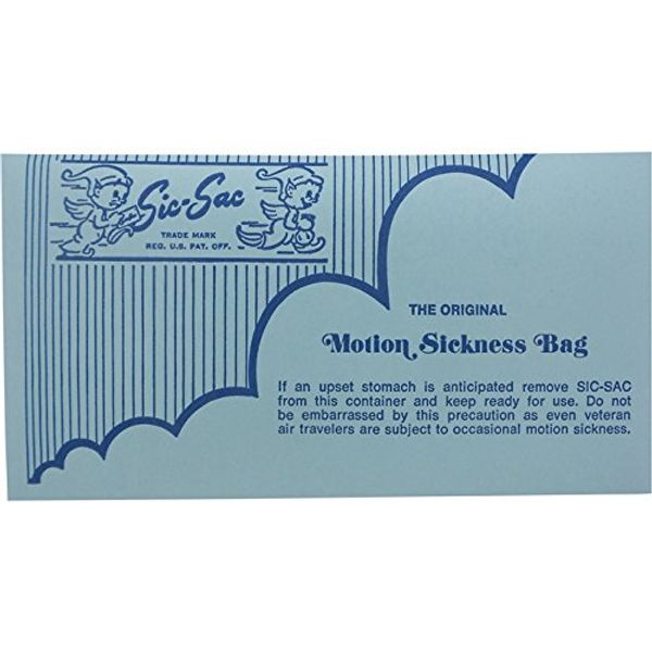 SIC-SAC Motion Sickness Bag 25 - PACK