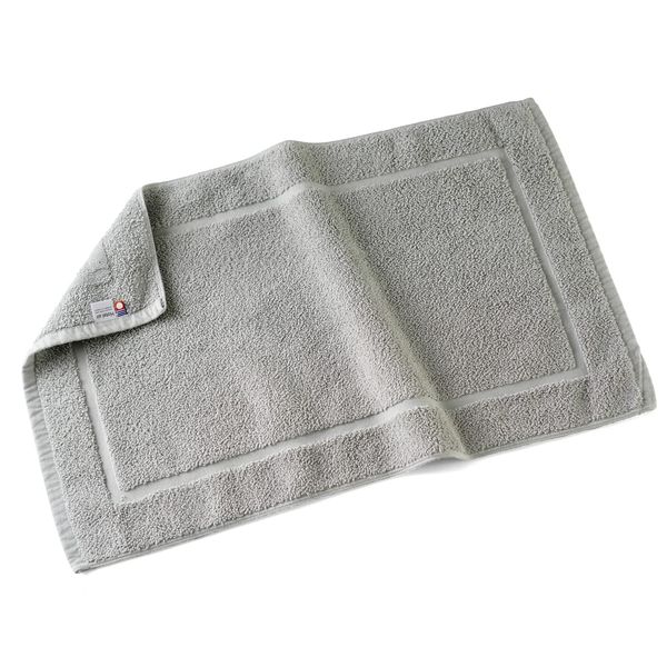 oruta Imabari Bath Mat, Certified Hotel Air, Imabari Towel, Made in Japan, Thick, Washable, Toweling Fabric, Absorbent, Quick Drying, 100% Cotton (Gray)