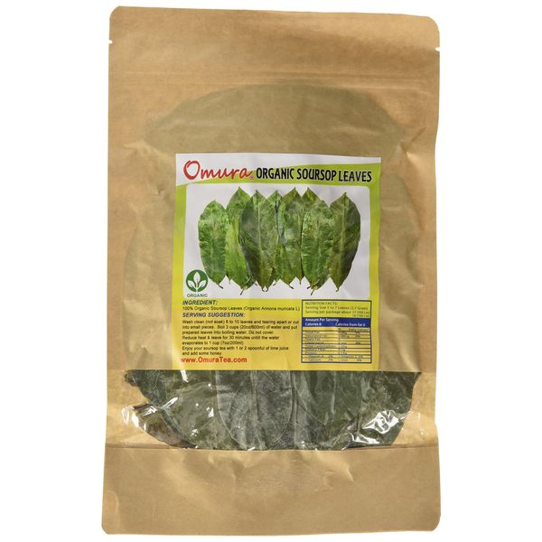 Omura ORGANIC SOURSOP Guanabana Graviola For TEA 200 LEAVES