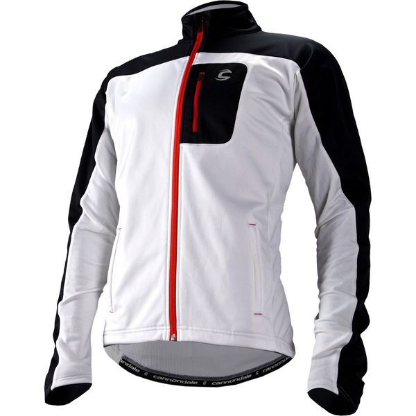 Cannondale Men's Performance Softshell Jacket, White, Medium