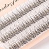 60 Pieces & 120 Bundles, Free Combination False Eyelashes, Mixed Fish Tail, For Makeup, Stage, Recitals, Parties, Handmade, Eyelashes, Volume, Mink Soft, 4.7 - 0.5 inches (120 - 12 mm)