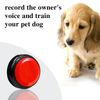 Recorder Button 30 Second,Record Sound Button for Gift Education Includes 2 AAA Batteries (Red+Black)