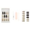 Ardell Nail Addict Artificial Nail Set, Black Leopard
