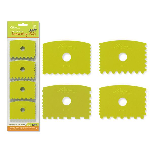 Xiem Studio Tools Ultimate Soft Decorating Ribs (Set A)