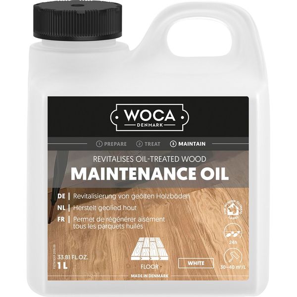 WOCA 527411DE Pflegeöl 1 Liter, weiß