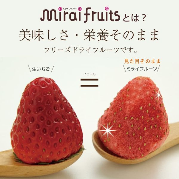 Vitat Japan Official Freeze-Dried Fruit, Strawberry 2 Packs + Banana 1 Pack Set, Milf Roots, 9 Months and Up, Baby Food, Baby Food, Fruits, Additive-Free, No Sugar, Salt Free, Snacks, Treats,