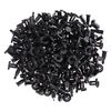100 Pcs 10mm Clips Plastic Push Type Rivet Retainer Fastener 91503-SZ5-003