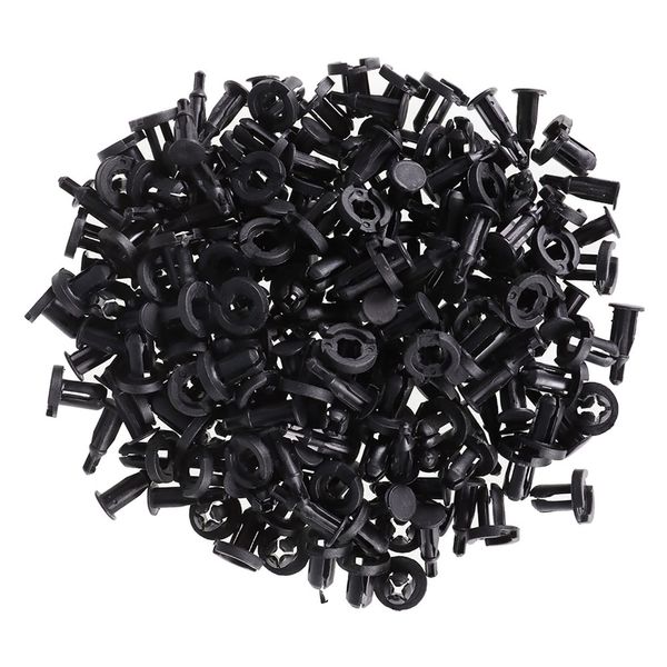 100 Pcs 10mm Clips Plastic Push Type Rivet Retainer Fastener 91503-SZ5-003