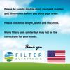 Replacement Aluminum Filters Compatible with Broan 97005683 2 pack
