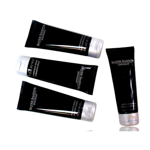 Davidoff Silver Shadow Soothing After Shave Balm Lotion 2.5oz for Men (Lot of 4)