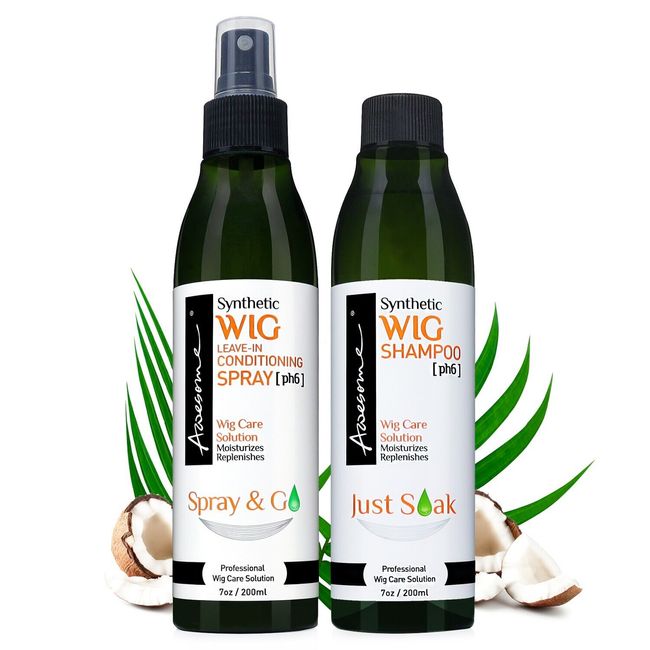 Synthetic Wig Shampoo & Conditioner set of 2 by Awesome