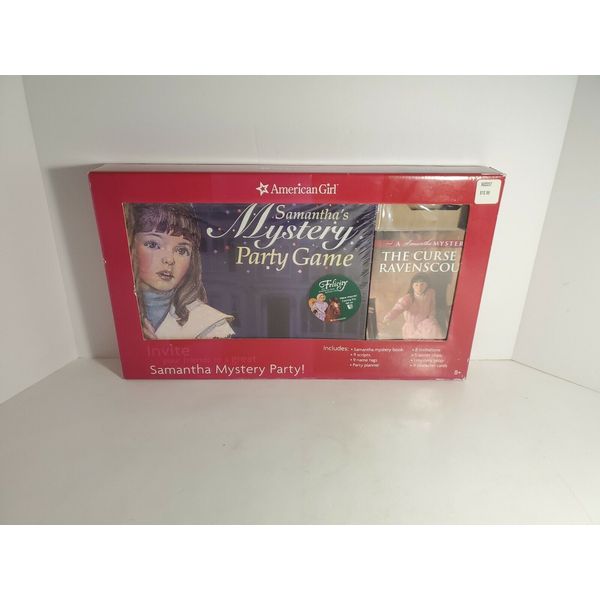 American Girl Samantha Mystery Party Game Book Set Curse of Ravenscourt NEW