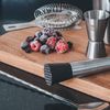 Vacu Vin Cocktail Strainer, Silicone, Silver, 9.5x20.7x2.6 cm