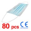 80 Pack Disposable Surgical Face Mask Sterilized Face Masks (98% Efficiency)