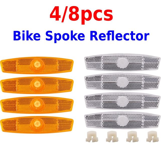 Bicycle Spokes Reflector Mountain Bike Lights Wheel Steel Rim Reflective  Lights