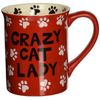 Our Name is Mud “Decorate With Cats” Stoneware Mug, 16 oz.